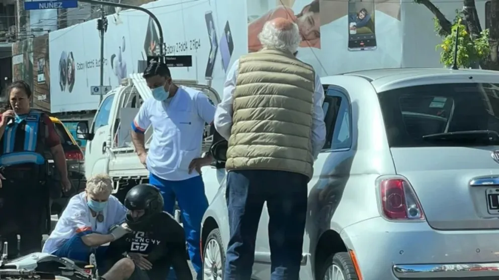 Carlos Bianchi sufrió un accidente con un motociclista