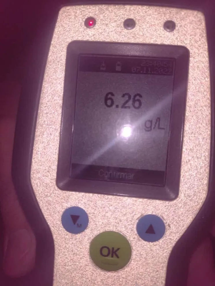 Alcoholemia récord: Iba con 6.26 g/l de alcohol en sangre y casi atropella a una nena