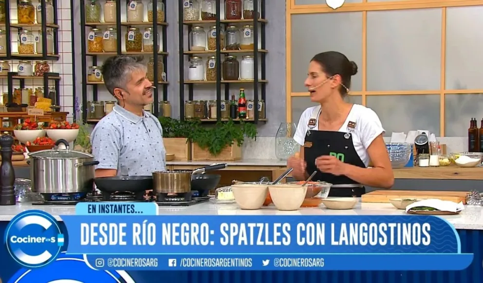 Tres chefs de Bariloche la rompieron en el ciclo de cocina rionegrina en la TV Pública