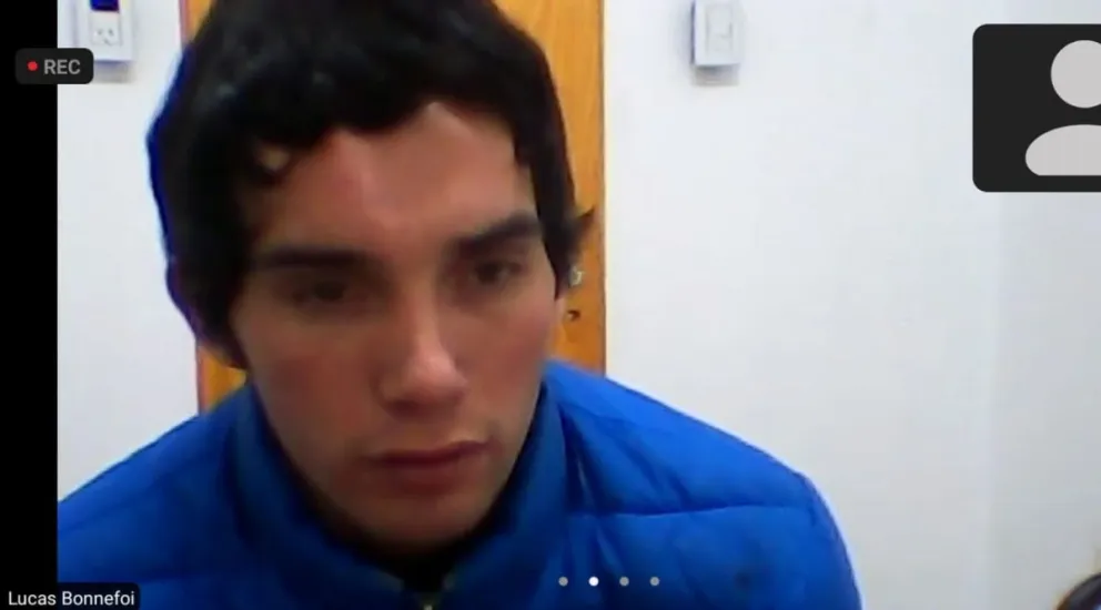 Iban a unificar las condenas de Lucas Bonnefoi, pero nadie fue a defenderlo