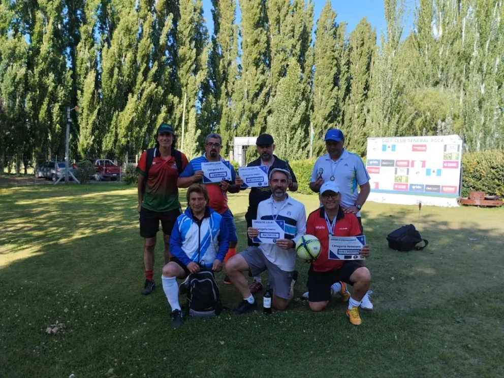 Podios en el cierre del Roca Tour de Footgolf