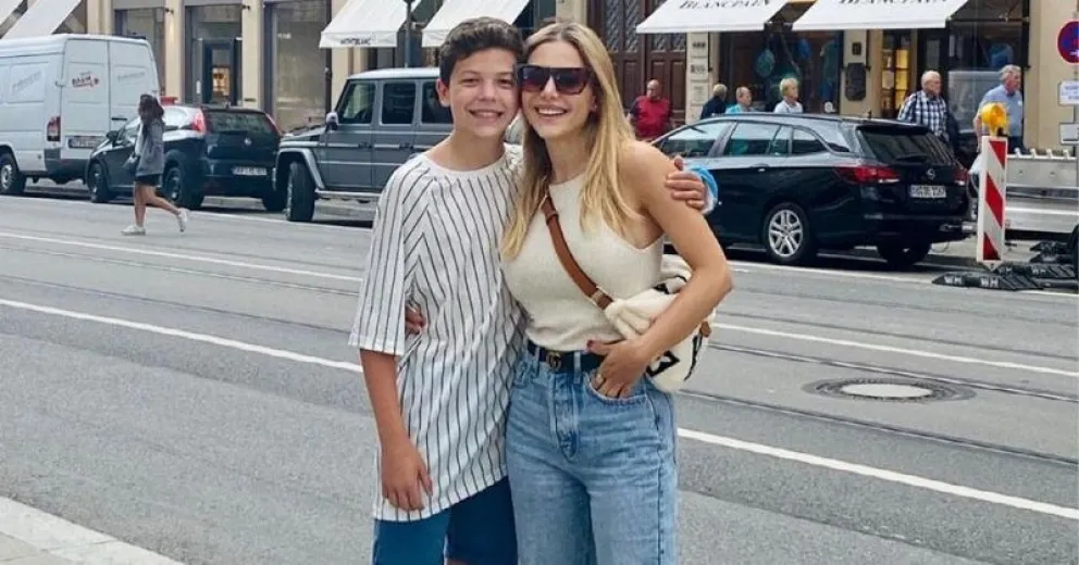 El regalo que Eva Anderson le hizo a su hijo Bastian a días del Mundial