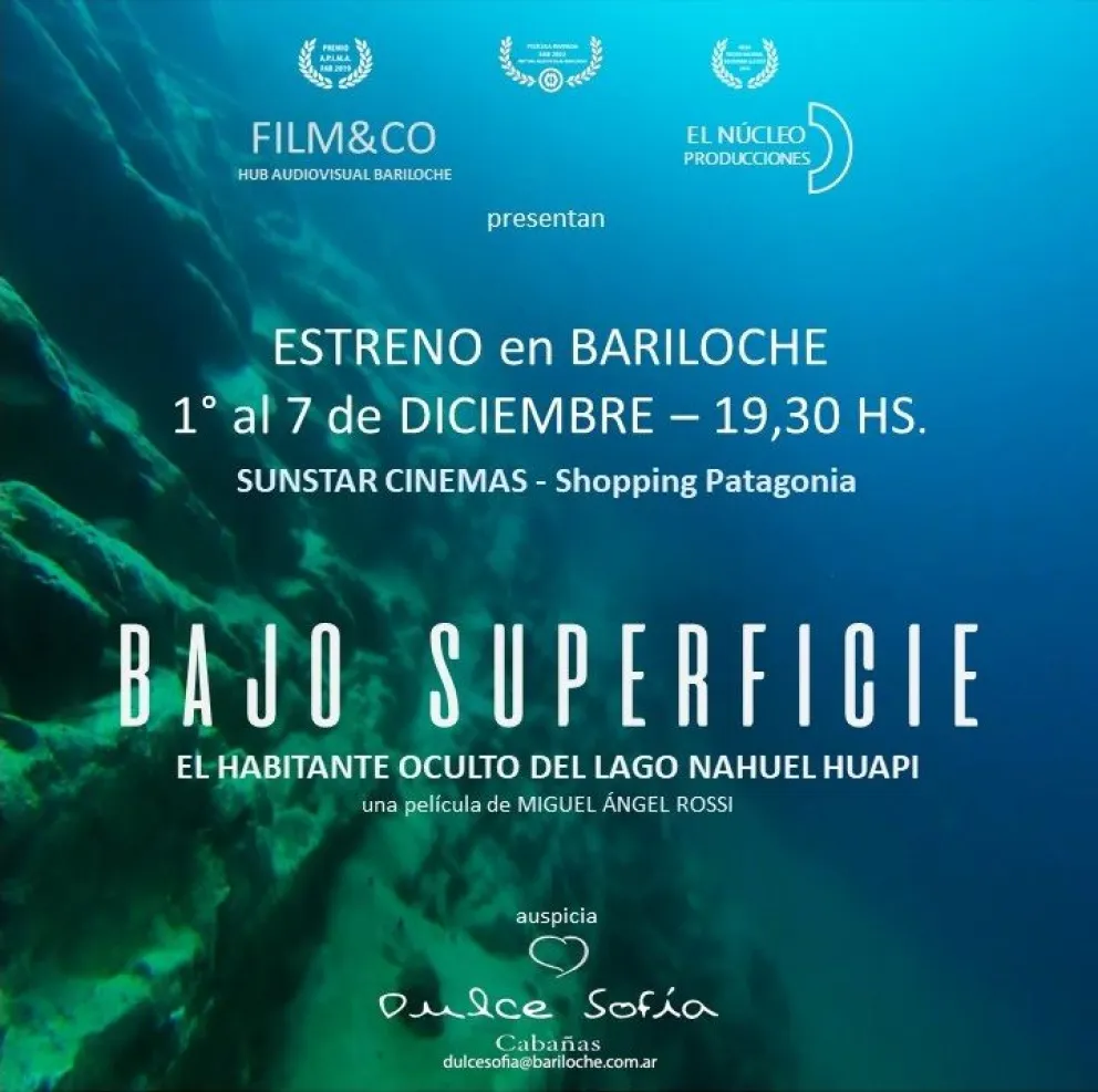 Se estrena la película “Bajo superficie” sobre el mito Nahuelito