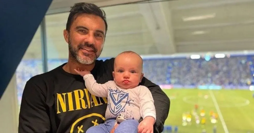 Poroto Cubero mostró su técnica para hacer reír a su hijo Luca