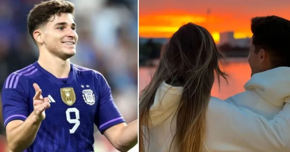 El álbum de fotos de Emilia, la novia de Julian Álvarez