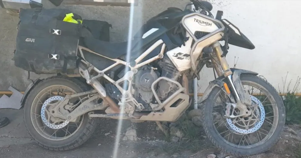 Robaron moto de alta gama a un turista brasileño 