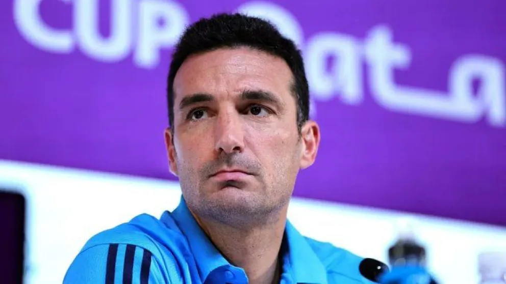Scaloni en conferencia de prensa: habló sobre cómo están De Paul y Di Maria