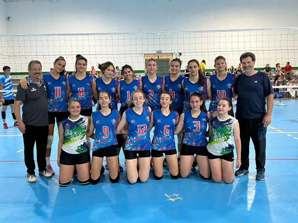 Gran actuación barilochense en las Finales Provinciales de Vóley de Sub 16
