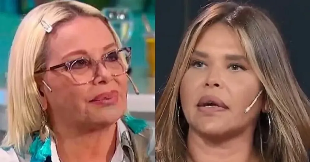 Qué contestó Nazarena Vélez cuando Carmen Barbieri la invitó "a charlar"