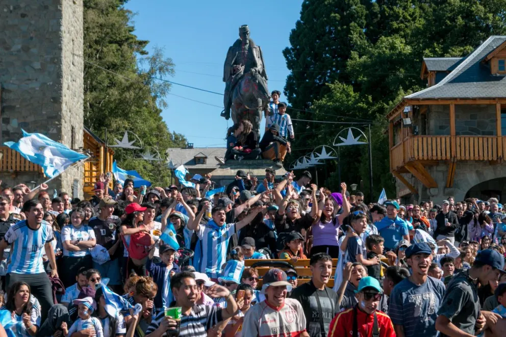 La experiencia de ver el partido en el Centro Cívico