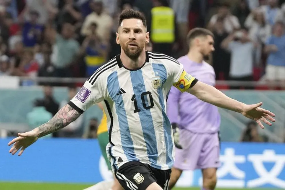 De la mano de Lionel Messi, Argentina esta entre los ocho mejores del Mundial