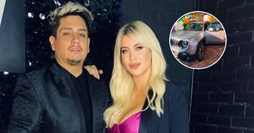 Qué camioneta de alta gama Wanda Nara le regaló a Kennys Palacios, su peluquero amigo, por su cumpleaños