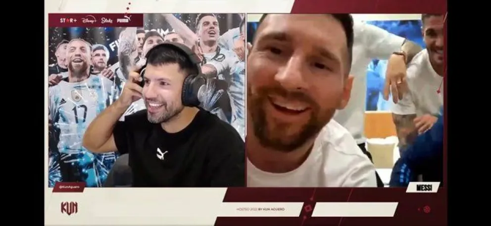 El imperdible stream de Twich entre el Kun Agüero y Lionel Messi: no se salvó nadie
