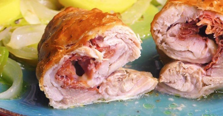 Muslos De Pollo Rellenos Con Jamón Y Queso En Sólo 4 Pasos Diario El