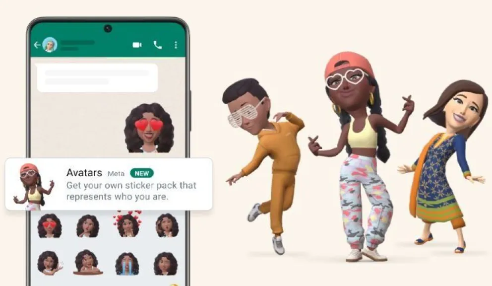 Los avatares de Meta llegaron a WhatsApp: ¿Cómo usarlos?