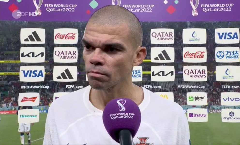 Pepe enojado tras la derrota de Portugal: “que le den ya la Copa a Argentina”