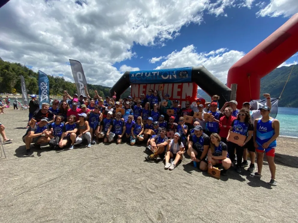 La segunda edición del Acuatlón tuvo nueva modalidad y pautas “ecoamigables”