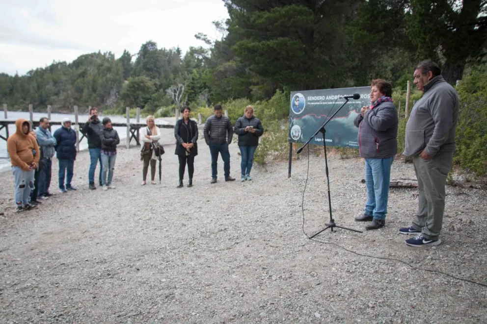 Se inauguró oficialmente el inicio de las obras del sendero Andrés Quinteros