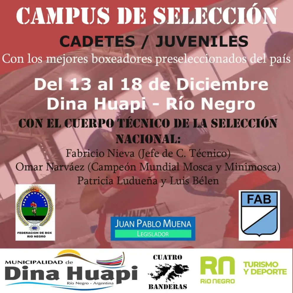 Hay campus en Dina Huapi 