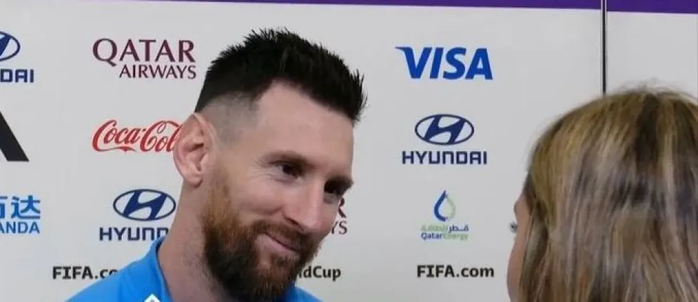 El emotivo mano a mano de la periodista Sofía Martínez con Lionel Messi
