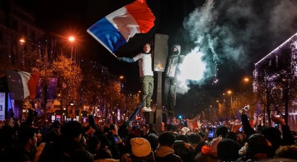 Tras perder la final hubo disturbios en Francia: enfrentamientos y más de 200 detenidos 