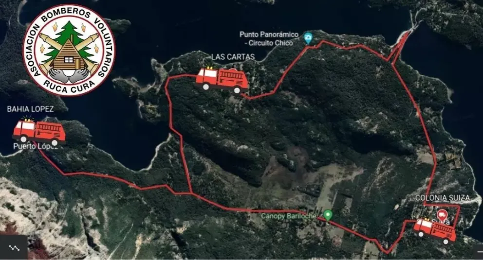 Papa Noel visitará distintos barrios en un móvil de Bomberos Ruca Cura