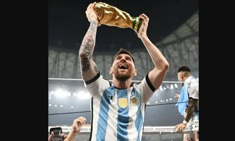 Récord: la foto de Messi con la Copa es la más “likeada” de la historia de Instagram