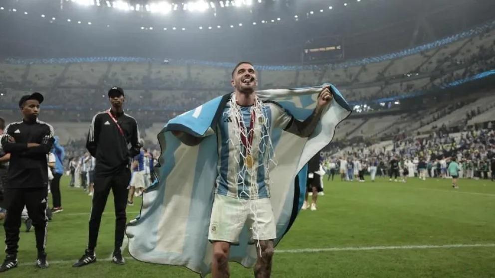 Cinco millones de personas recibieron a la Selección: el emotivo posteo de Rodrigo De Paul