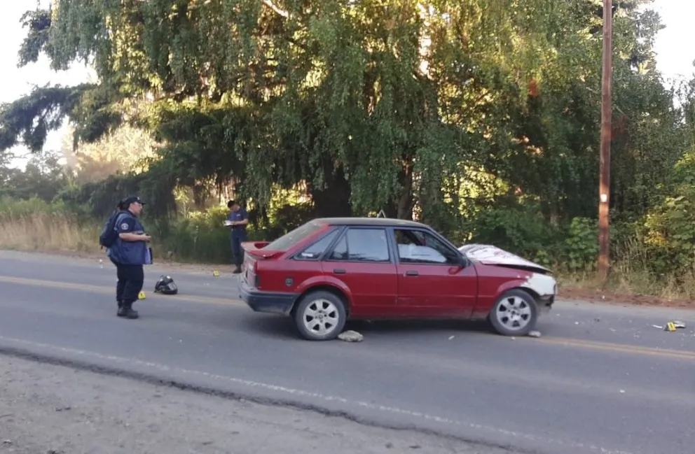 Es crítico el estado del motociclista accidentado en Bustillo