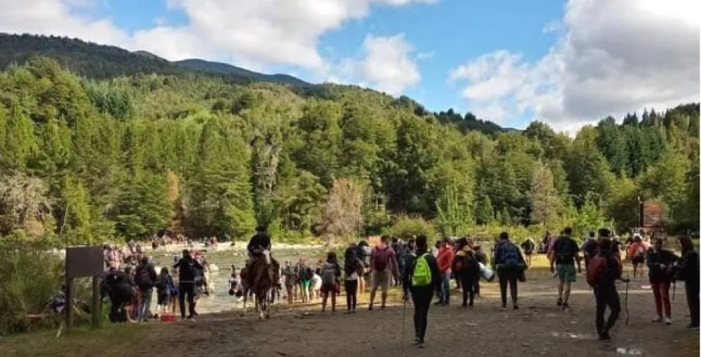 Ya rige el cupo máximo de caminantes que pueden ingresar por día al Cajón Del Azul 