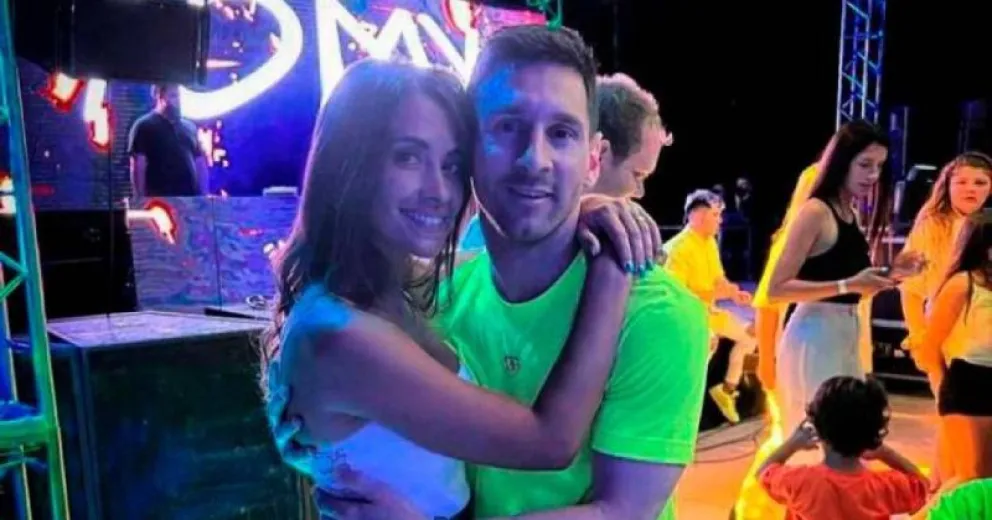 El baile cumbiero con el que Antonela Roccuzzo se lució en la fiesta de su sobrina