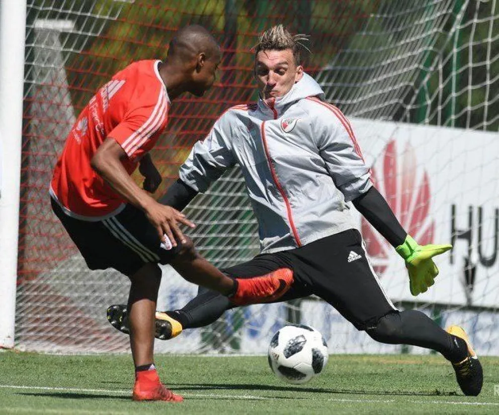 Vuelve el campeón: Armani se reincorpora a los entrenamientos de River