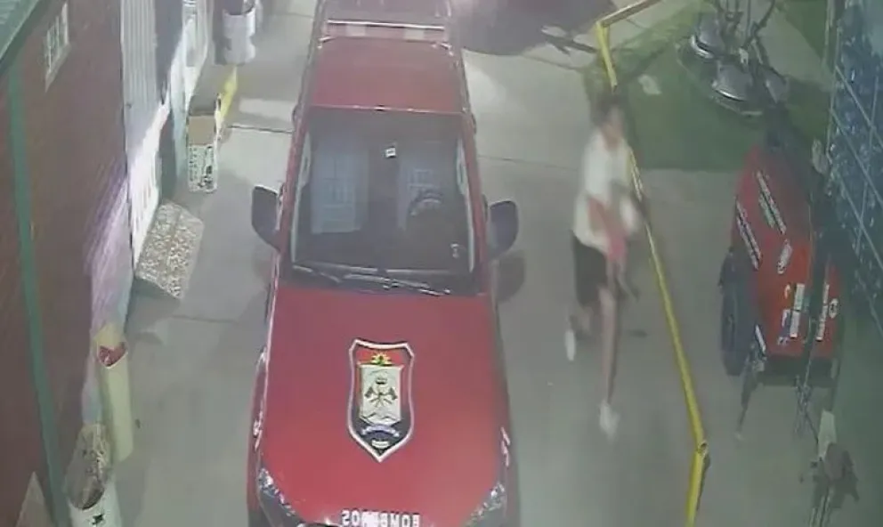 Bomberos salvaron a una beba en los primeros minutos del año