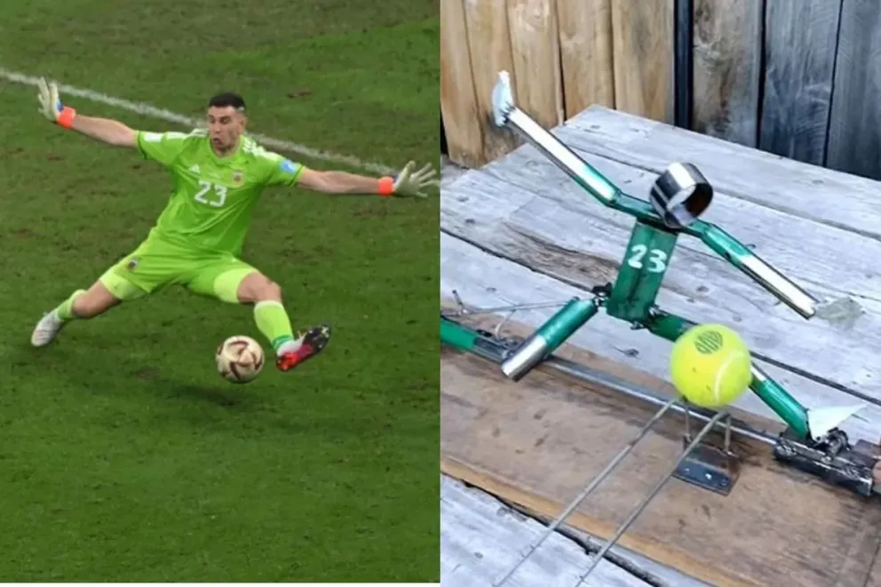 “Si el Dibu se entera de la escultura y le gusta, va de regalo para él”