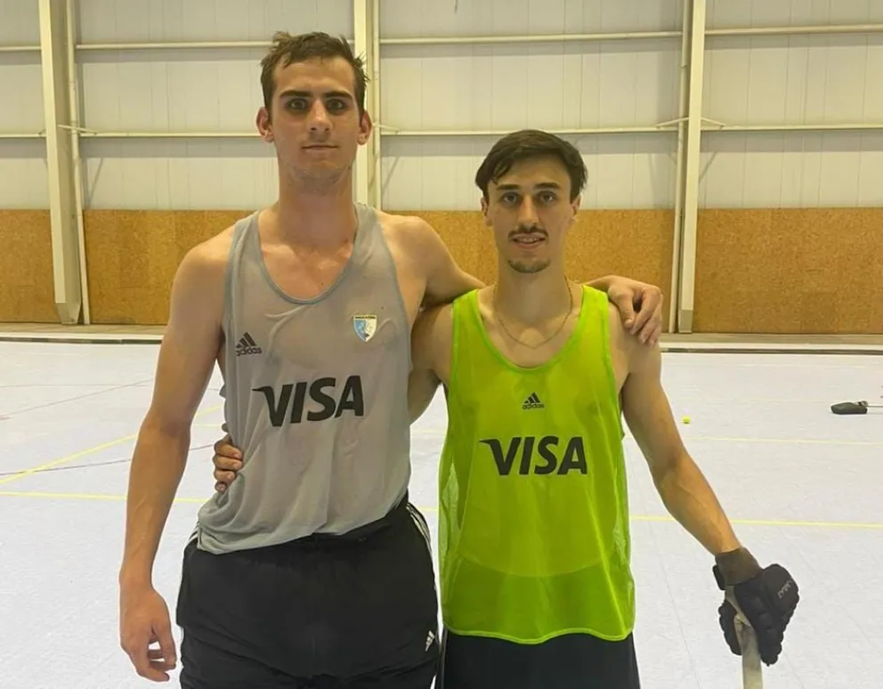 La selección de hockey pista se entrena antes del mundial con presencia barilochense