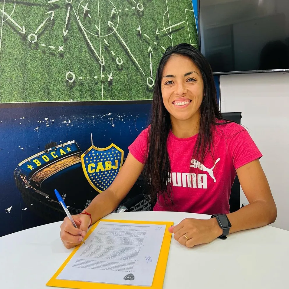 Miriam Mayorga renovó su vínculo con Boca 
