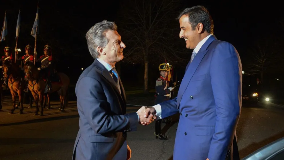 Emir de Qatar y Mauricio Macri tendrán una reunión en Villa La Angostura