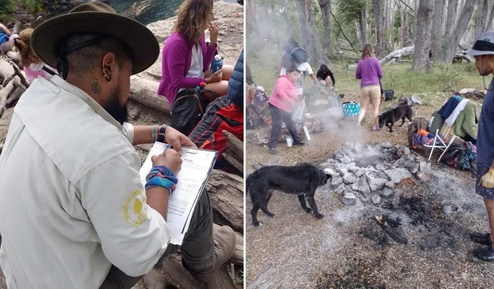 Vandalismo, residuos, fogones y acampe en lugares inhabilitados del Parque Nacional Nahuel Huapi