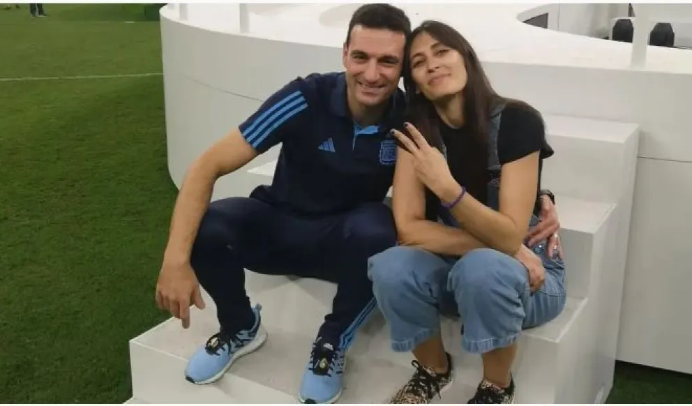 La increíble historia de amor de Lionel Scaloni: el DT de la Selección contó cómo enamoró a su esposa