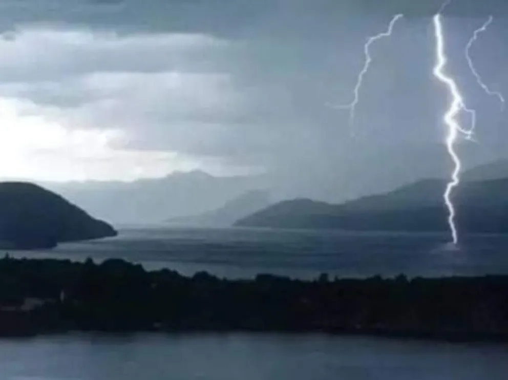 Para el viernes rige un alerta por tormentas eléctricas en el Parque Nacional Nahuel Huapi
