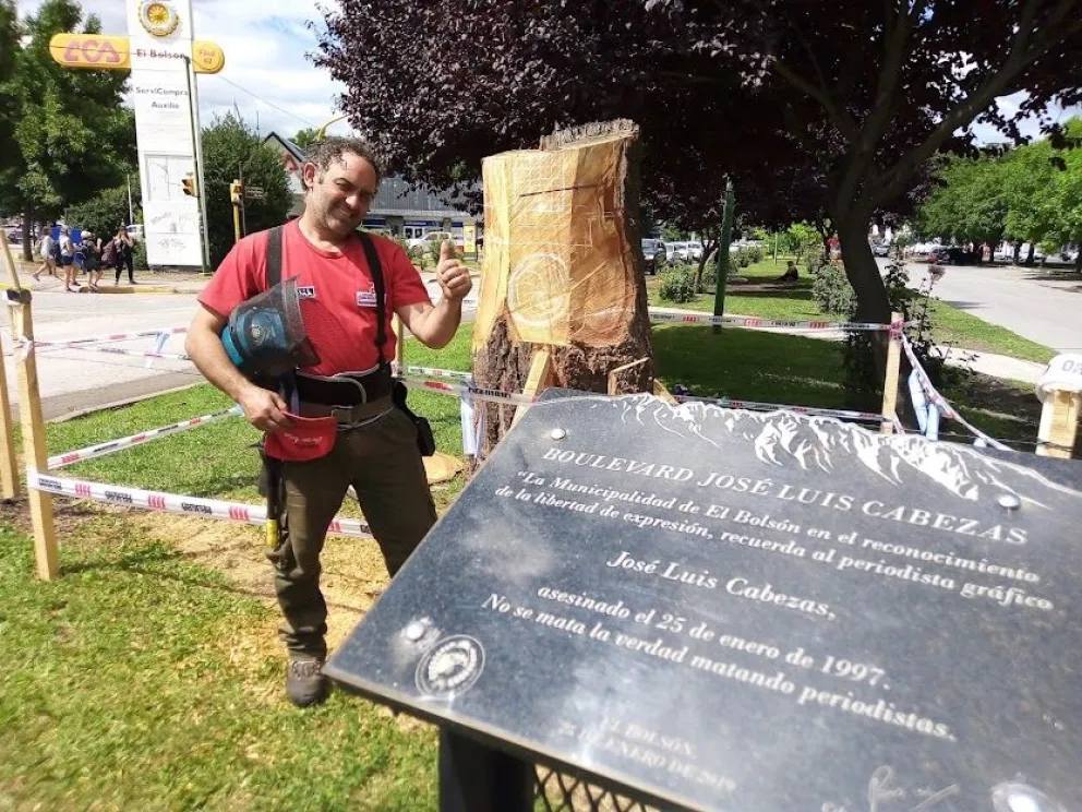 Inauguraron una plazoleta dedicada a José Luis Cabezas 