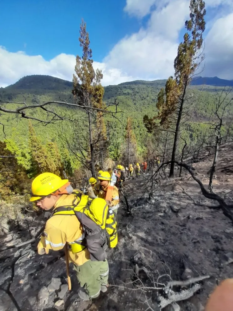 Incendio río Ternero: hay dos sectores activos que presentan focos secundarios