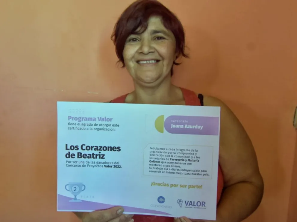 El merendero Los Corazones de Beatriz fue elegido entre 128 proyectos
