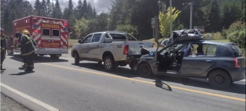 Tres heridos por un choque en ruta 40