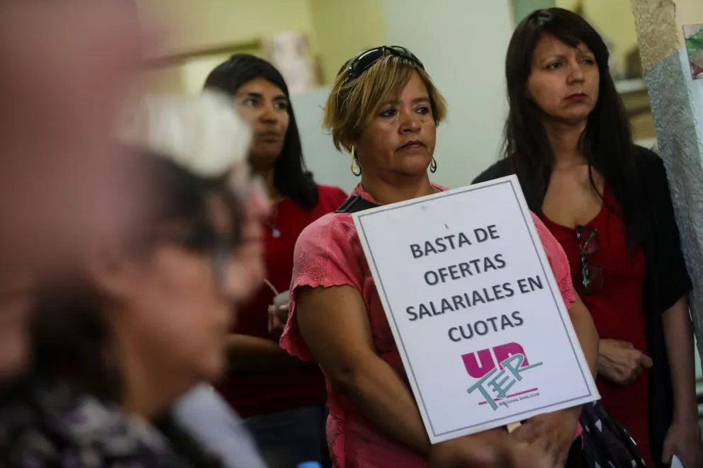 Siete seccionales llegan al Congreso de la UnTER con mandato de rechazo y paro