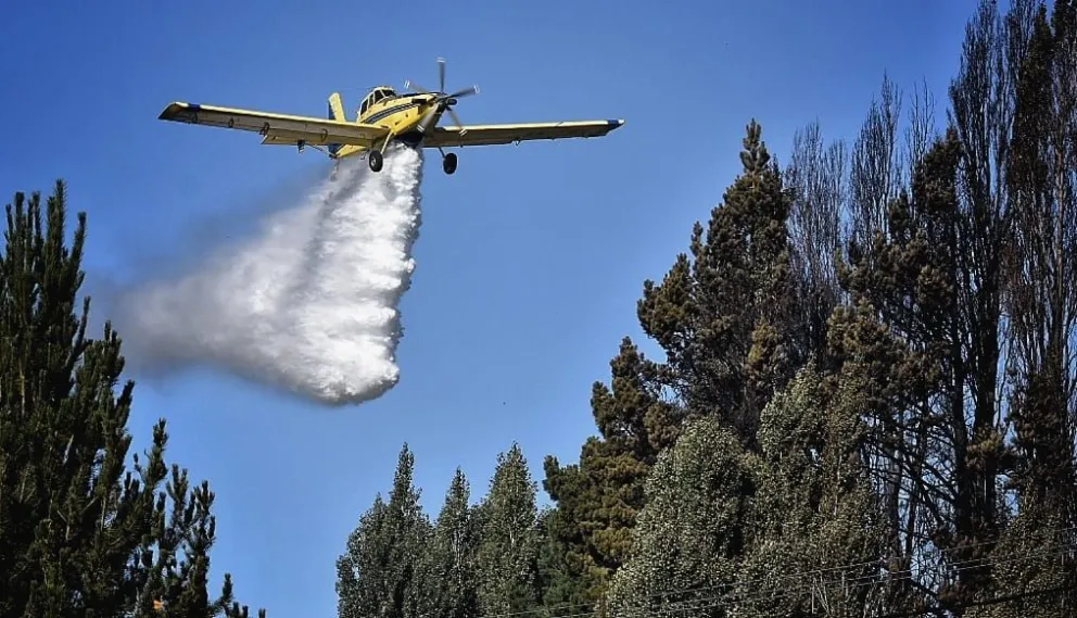 Pudieron contener el fuego tras un denodado esfuerzo