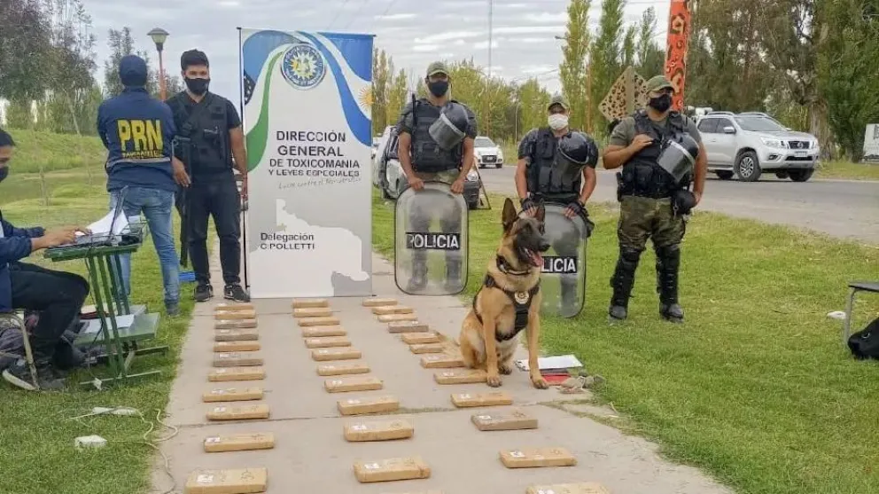 Río Negro se consolida a nivel nacional en la lucha contra el narcotráfico