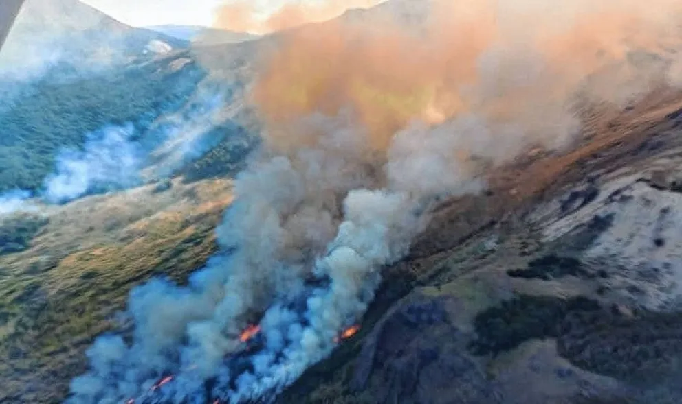 Se inició otro incendio forestal en Chubut