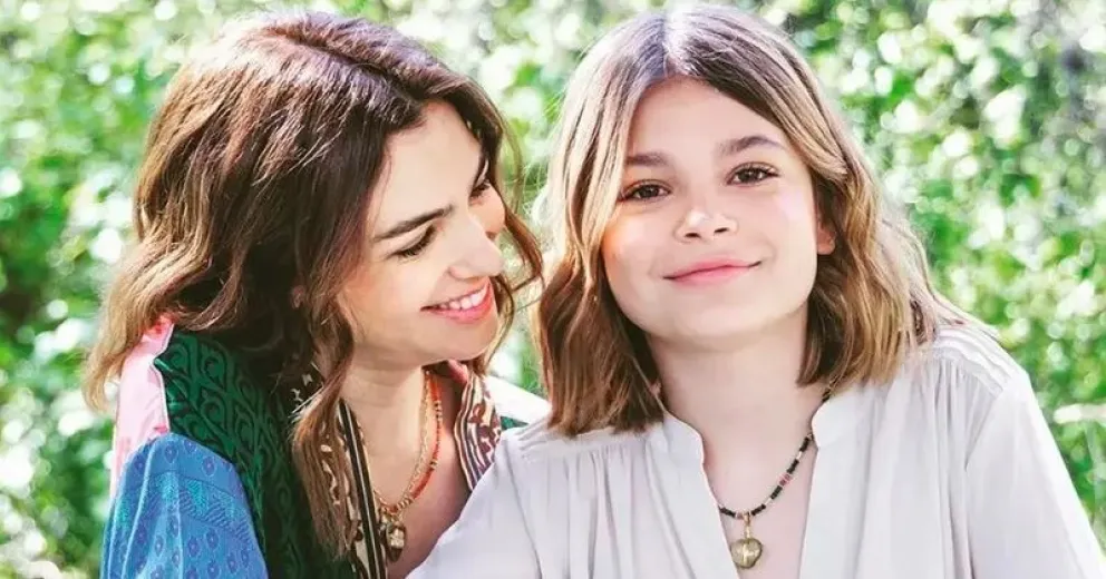 Agustina Cherri se emocionó al ver a su hija Muna cantando en New York