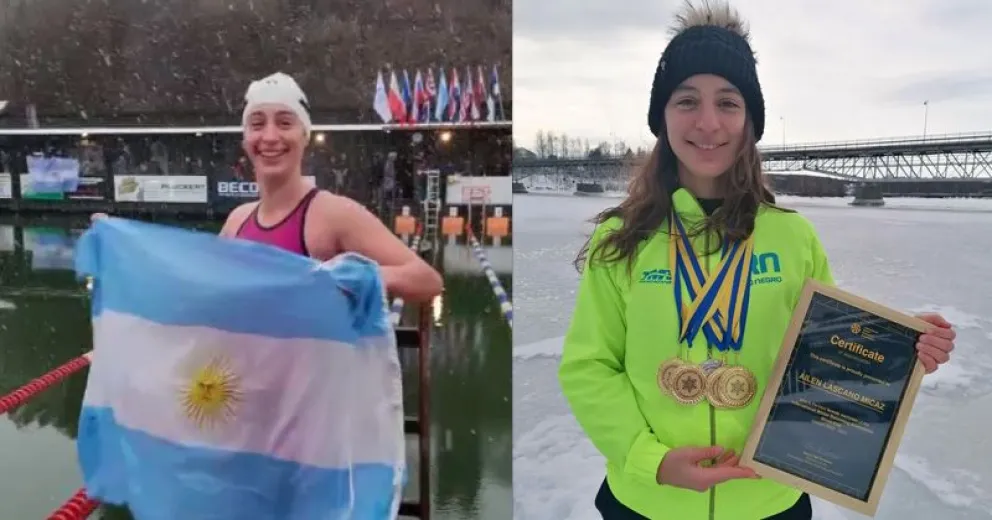 Campeona mundial de natación en aguas frías nos contó su experiencia